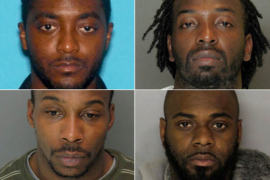 Four Black Mugshots