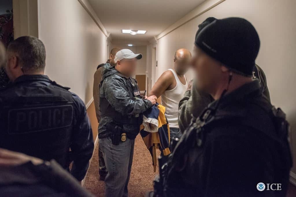ICE Officers Arrest