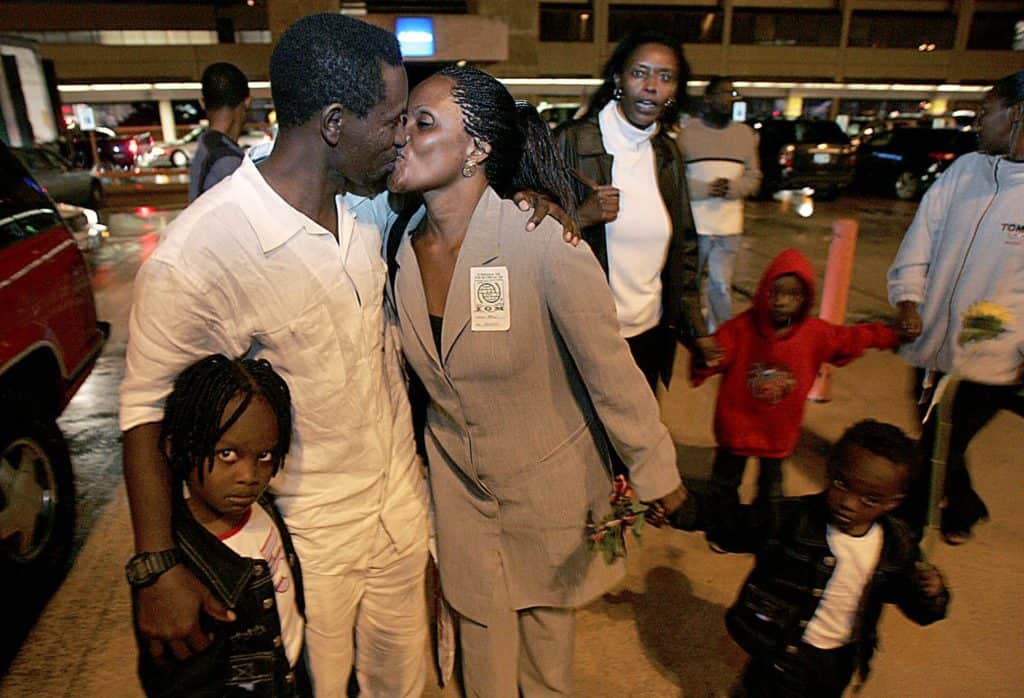Refugees at Airport