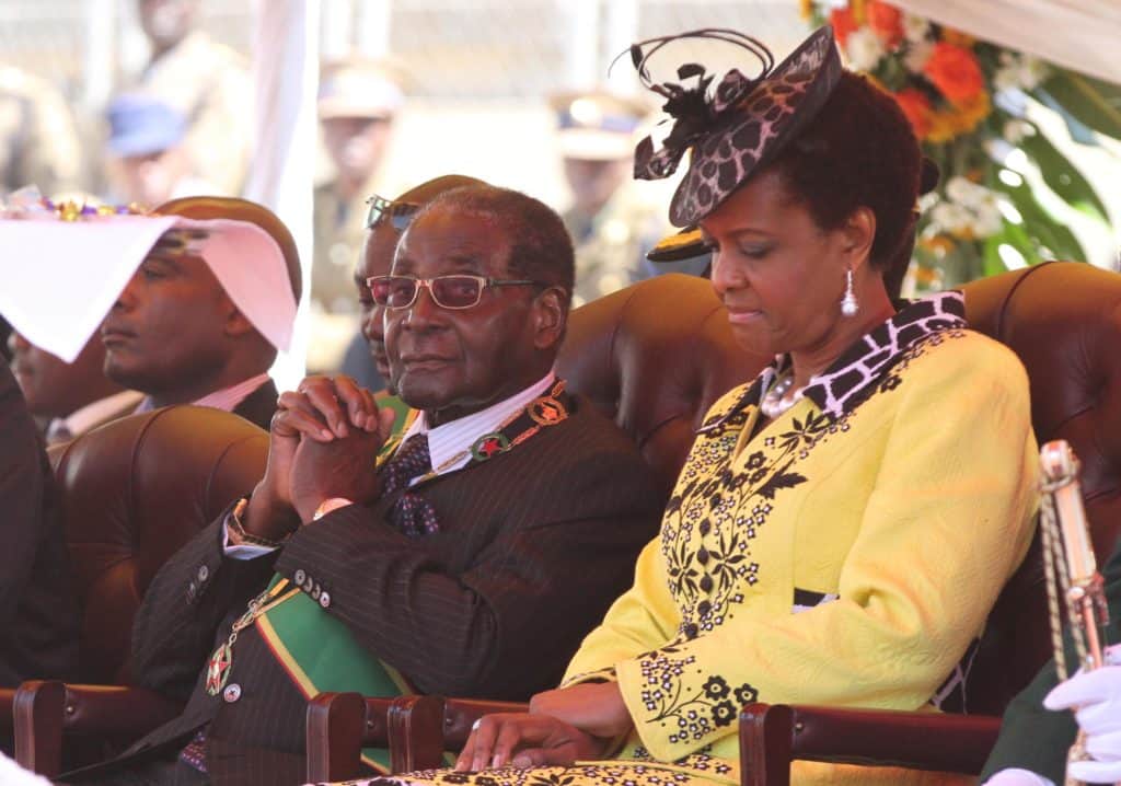 Grace and Robert Mugabe