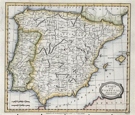 Old Spain Map