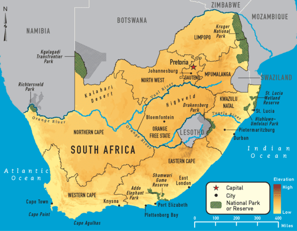 South Africa Map