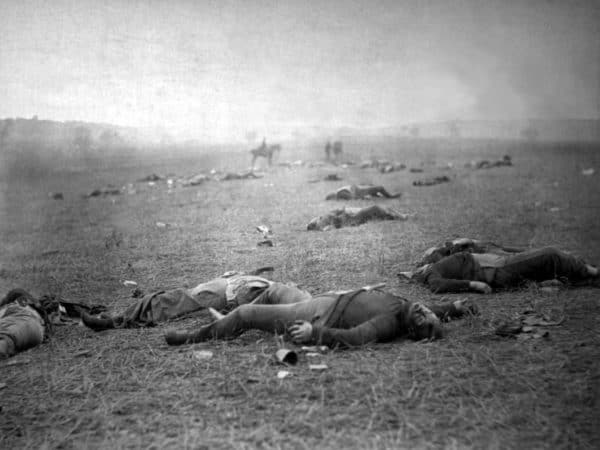 Dead Soldiers After the Battle of Gettysburg