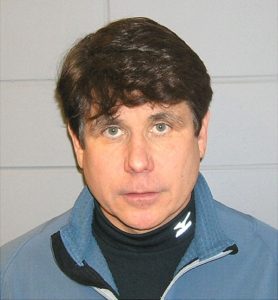 Mug shot of Rod Blagojevich
