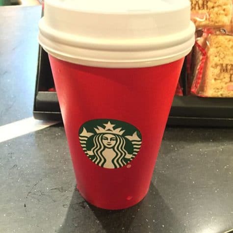 Red Starbucks Cup
