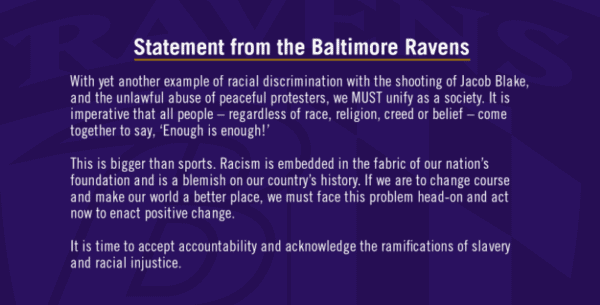 Ravens BLM