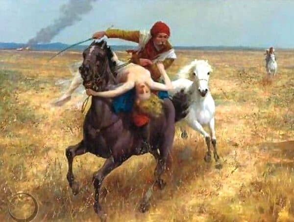 The Abduction, by Eduard Ansen-Hofmann (1820–1904).