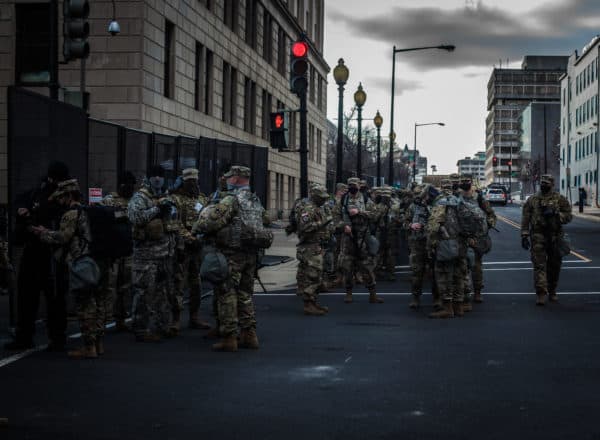 Washington DC Soliders Checkpoints