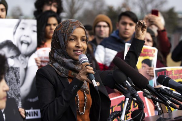 Ilhan Omar at Pro-Immigration Rally